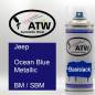 Preview: Jeep, Ocean Blue Metallic, BM / SBM: 400ml Sprühdose, von ATW Autoteile West.
